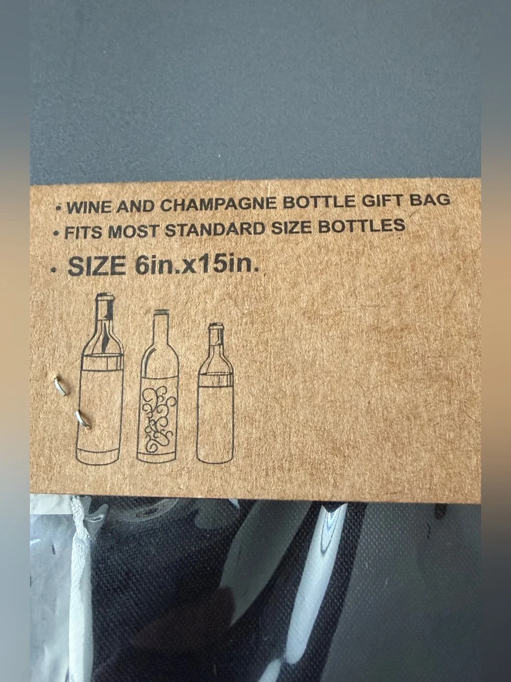 🆕Animal Print Wine Gift Bags - Set of 4 Sealed